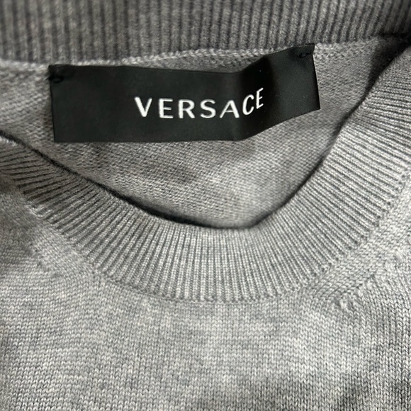 Versace Gray Crewneck Sweater - Picture 2 of 4